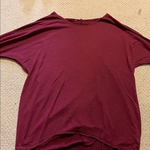 Charming Charlie Burgundy top
